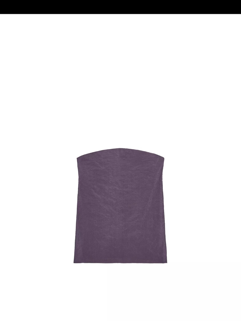 Zara Dusty Purple Strapless Tube Camisole